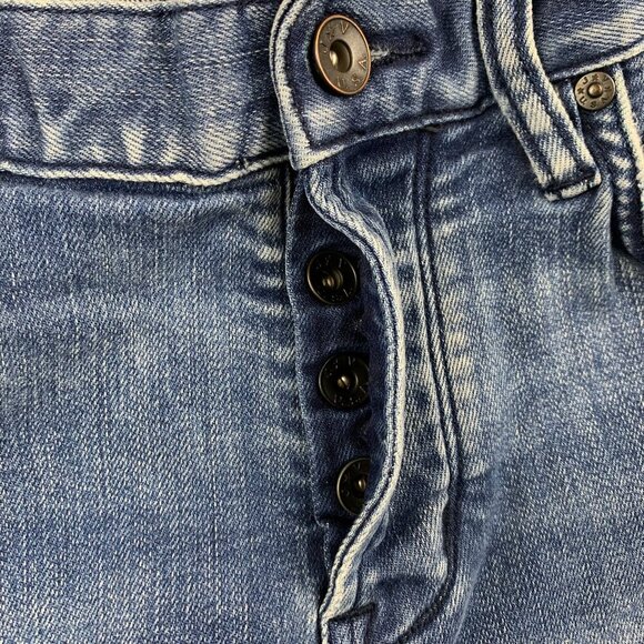 John Varvatos USA Mens Pants 30 Blue Jeans Wight Skinny Cotton Stretch 30x32 - Picture 11 of 14